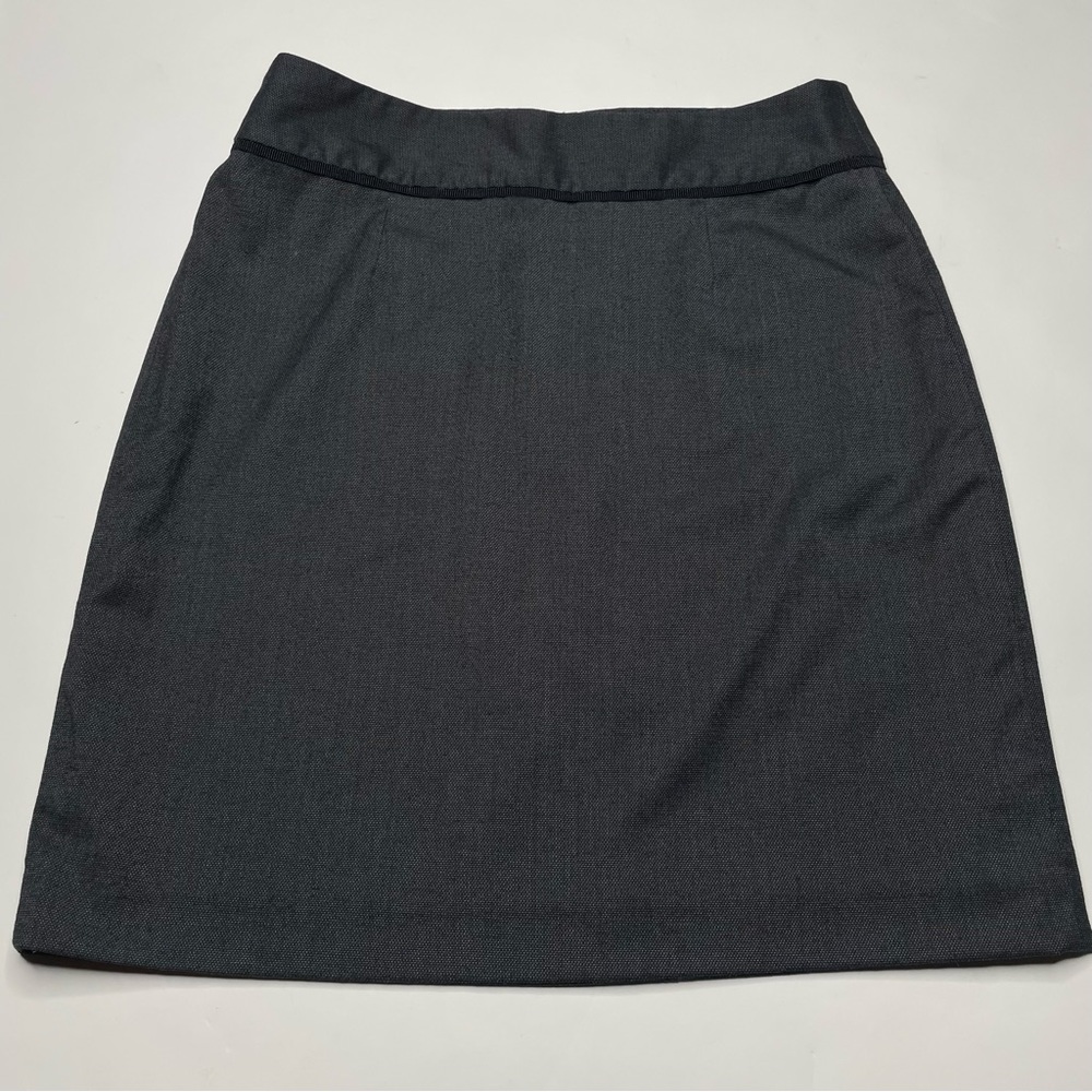 Banana Republic Charcoal Gray Petite Mini Skirt - Size 2